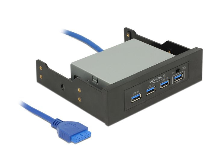 Delock Hub Usb 3.0 De 4 Puertos Delock De 3,5"/5,25"