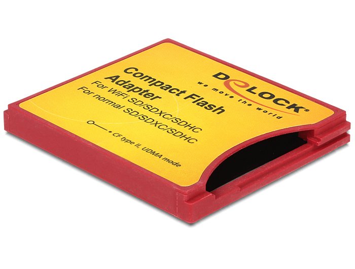 Delock Adaptador Cf Ii A Wifi Sd, Sdhc,Sdxc