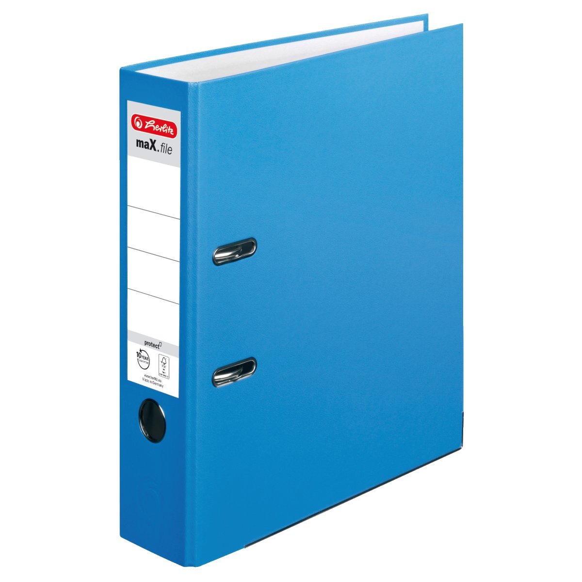 Herlitz 10094837 Carpeta De Cartón Azul