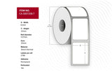 Label 31 X 22mm, Core 25mm,  Direct Thermal, Coated,