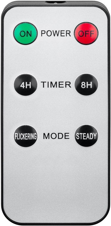 Juego De 5 Velas De Varilla De Cera Real Led Rojas, Incl. Control Remoto
Solución De Iluminación Hermosa Y Segura Para Muchas Ár