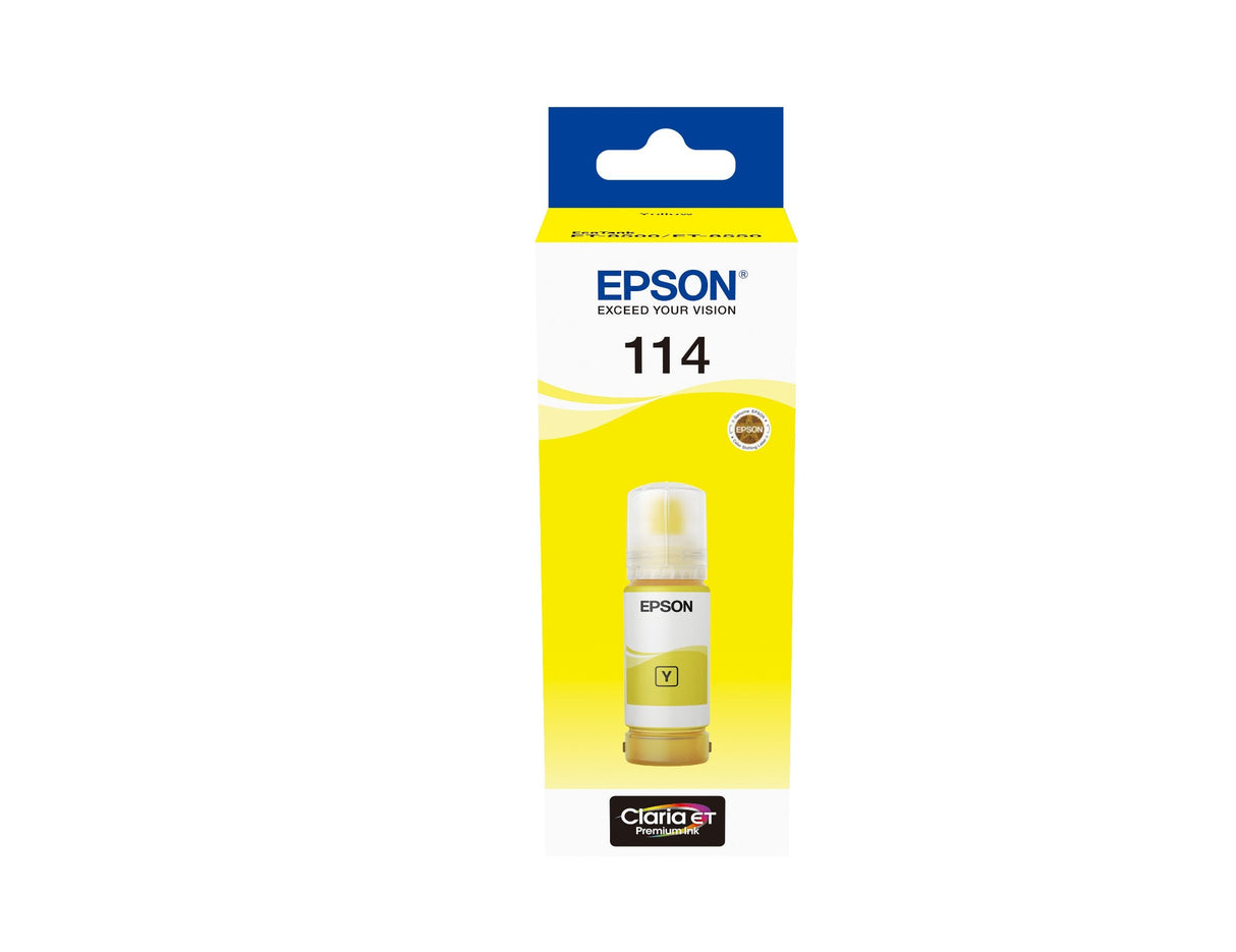 Epson Botella T114 Amarillo 70 Ml Ecotank Et-8500 / Et-8550