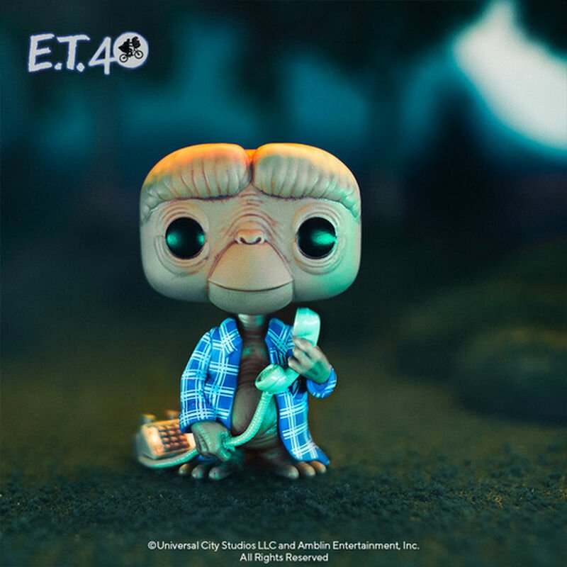 Figura Pop E.T El Extraterrestre 40 Th E.T In Robe