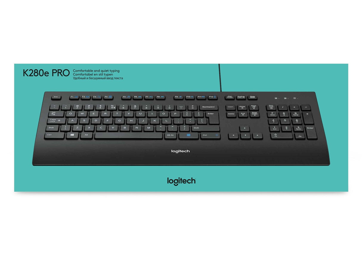 EAN 5099206046856 - Logitech K280E Pro f/ Business teclado Oficina USB QWERTY Internacional de EE.UU. Negro imagen 12