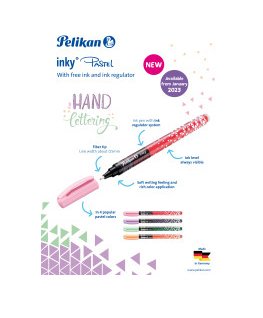 Bolígrafo Pelikan Inky® Con Tinta Pastel, Naranja Caja 10 Ud