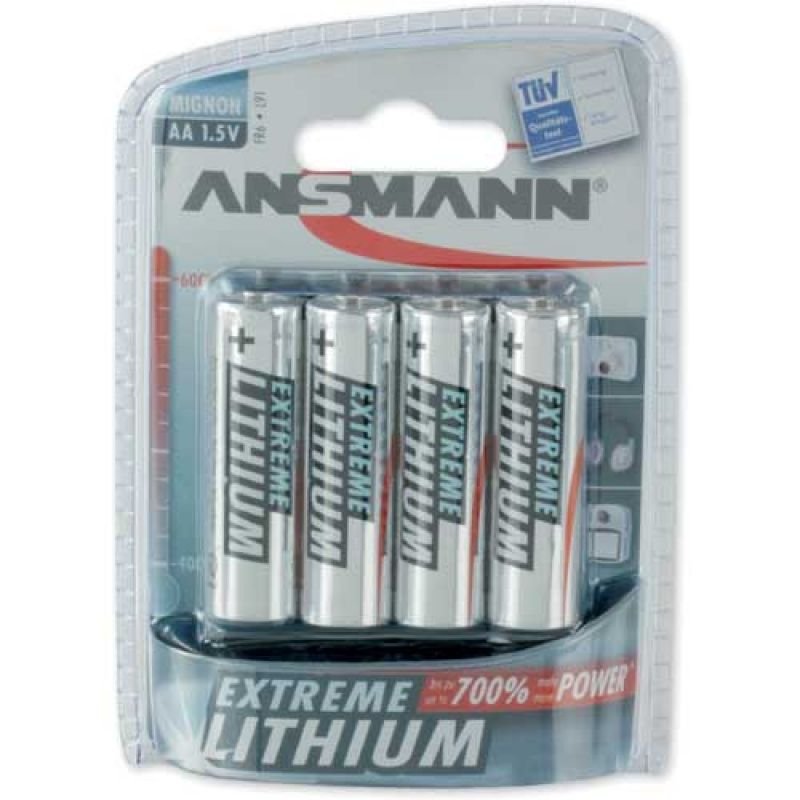 Ansmann Extreme Lithium Mignon Aa Lr 6 1512-0002