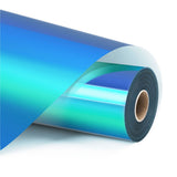 Loklik Permanent Adhesive Vinyl Holographic - Aqua Blue