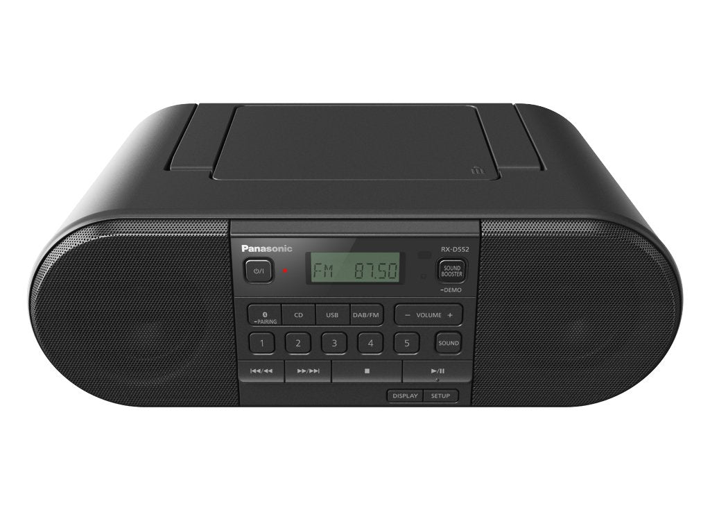 Panasonic Rx-D552e-K Cd Radio Con Dab+ Y Bluetooth Negro