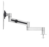 Soporte Para Monitor Duradero Con Brazo 1 Mesa De Monitor Diámetro Plateado