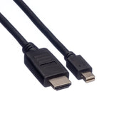 EAN 7611990134038 - ROLINE 11.04.5792 adaptador de cable de vídeo 3 m Mini DisplayPort Negro imagen 3