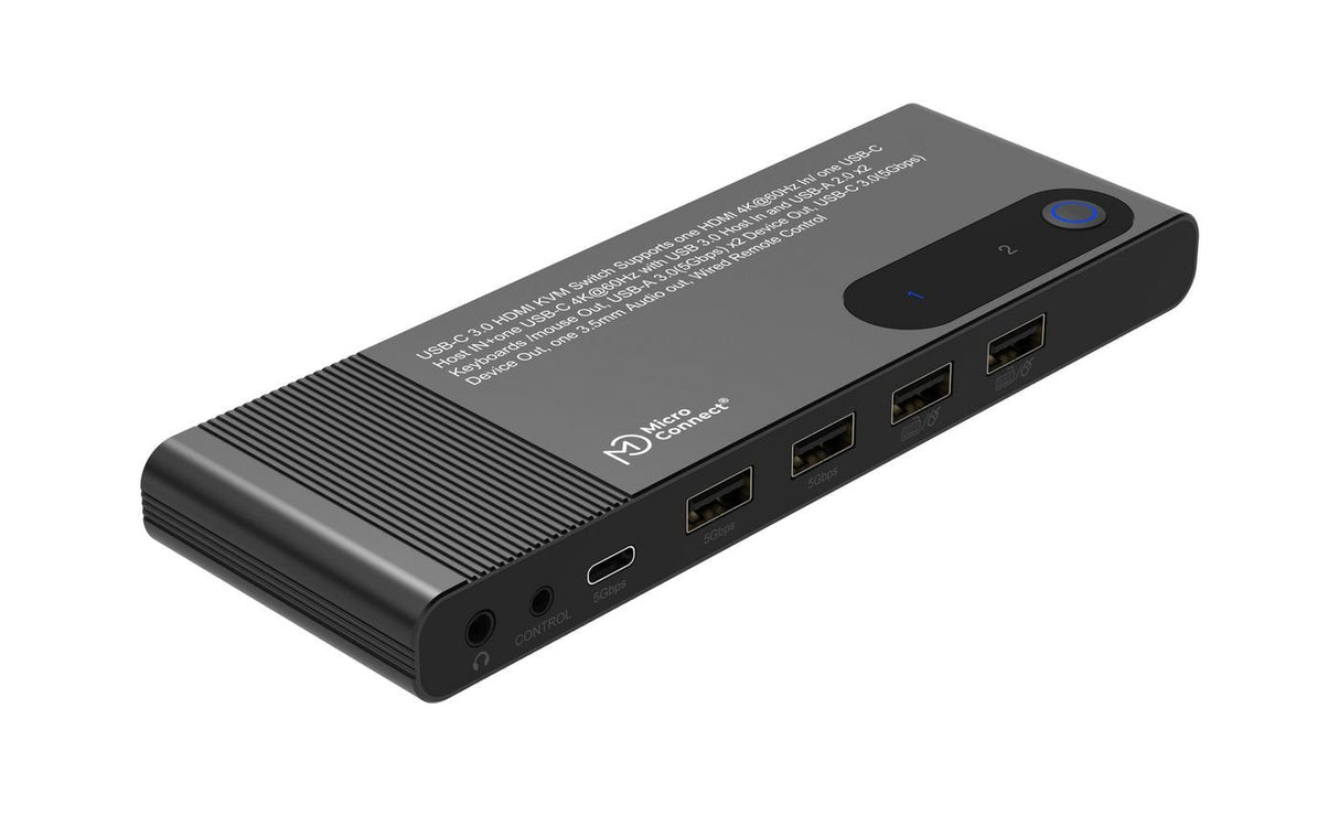 Hdmi & Usb-C Kvm Switch 2-Port