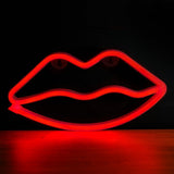 Lampara Forever Neon Led Lips Red