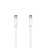 Hama Essential Cable Coaxial De Antena Macho/Hembra - Longitud 20m- Doble Blindaje - Apantallamiento 90db - Impedancia