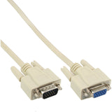 Cable Inline Vga 15hd Macho A Hembra Gris 1m