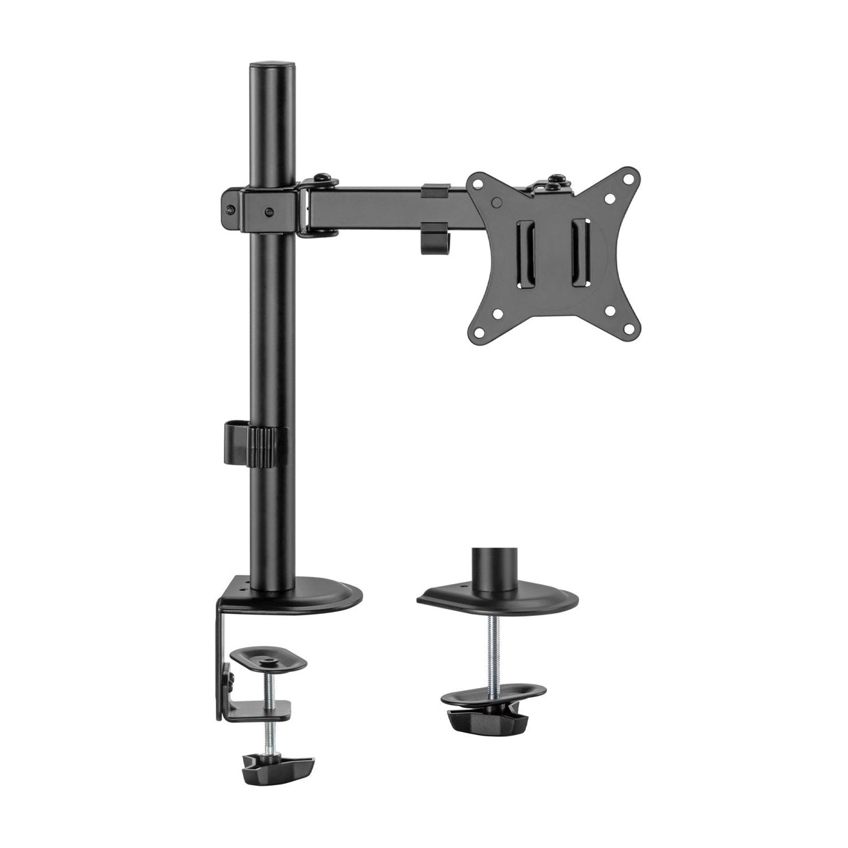Aisens Soporte De Mesa Eco Giratorio E Inclinable Para Monitor/Tv 9kg (3 Pivotes, 1 Brazo) De 17-32, Negro