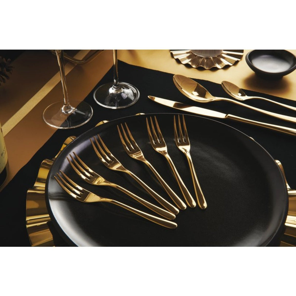 Sambonet Taste Pvd 6 Cake Forks Set