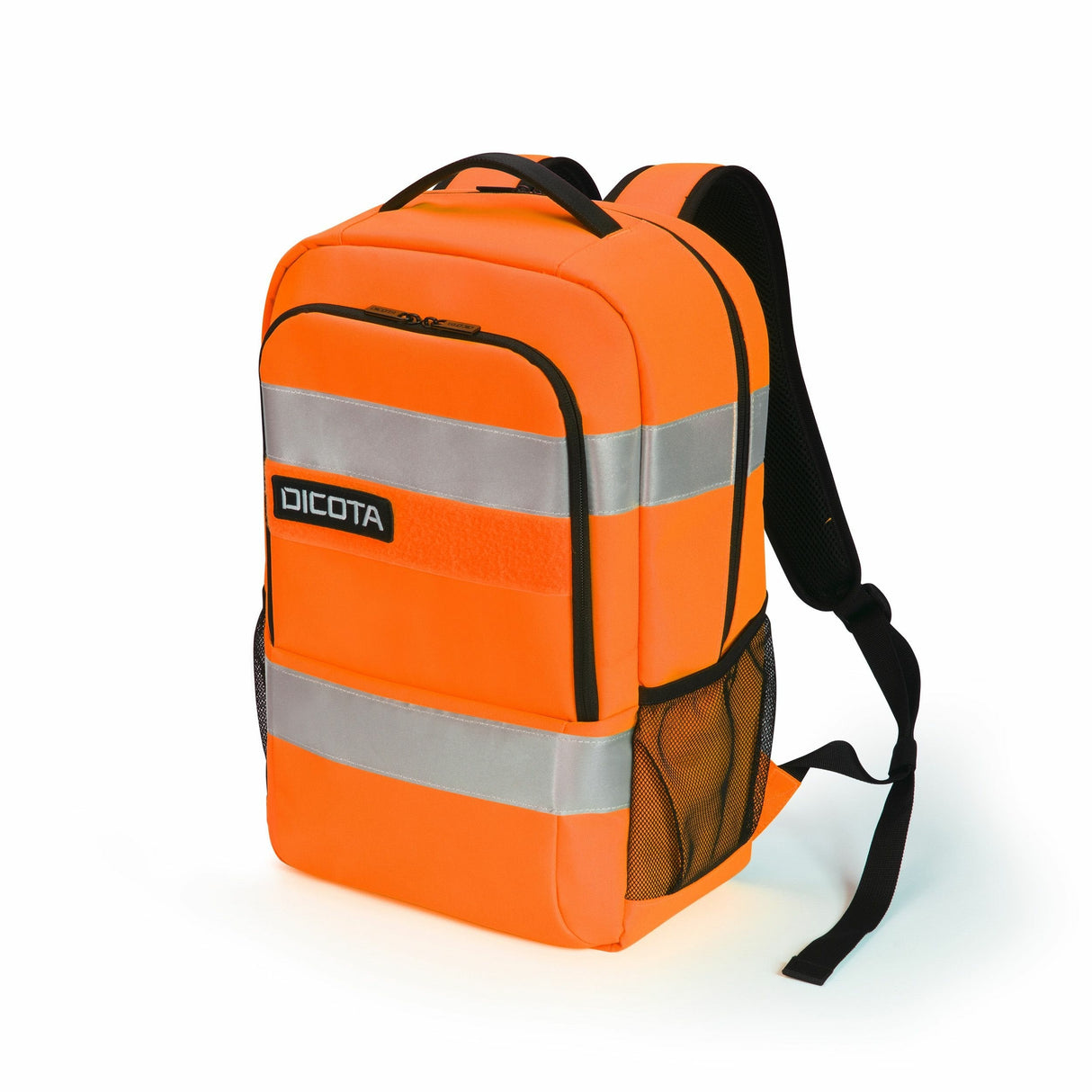 Mochila  Dicota P20471-18 De Senderismo Negro, Gris, Naranja Tereftalato De Polietileno Reciclado (Rpet)