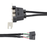 Startech Bracket Perfil Bajo 2puertos Usb 2.0