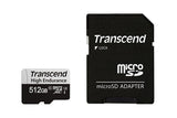 Sd-Card Micro 512gb Transcend Bis 100 60mb S S W Adaptador Uhs-I U3