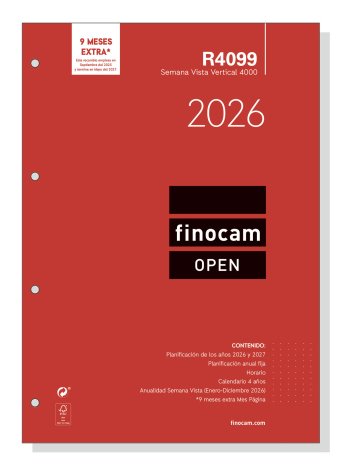 EAN 8422952401940 - Finocam 711640026 accesorio para organizador personal Recambio para agenda imagen 1
