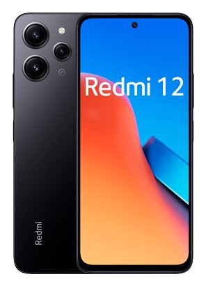Smartphone Xiaomi Redmi 12 4gb 128gb 6.79' Negro Medianoche