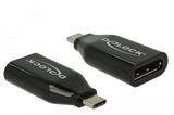 Delock Adaptador Usb Type-C Macho A Displayport Hembra (Modo Dp Alt) 4k 60 Hz