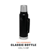 Stanley 10-08266-002 Legendary Botella 1 Litro Termo - Acero Inoxidable - Matte Black