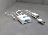 Inca Ivth-01 Adaptador Convertidor Vga A Hdmi Usb Audio Macho-Hembra Hdmi