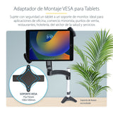 EAN 0065030895354 - StarTech.com TABLET-VESA-ADAPTER soporte Soporte pasivo Tablet/UMPC Negro imagen 12