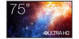 Optoma N3751k Pantalla Plana Para Señalización Digital 190,5 Cm (75") Led Wifi 450 Cd / M² 4k Ultra Hd Negro Android 11 24/7