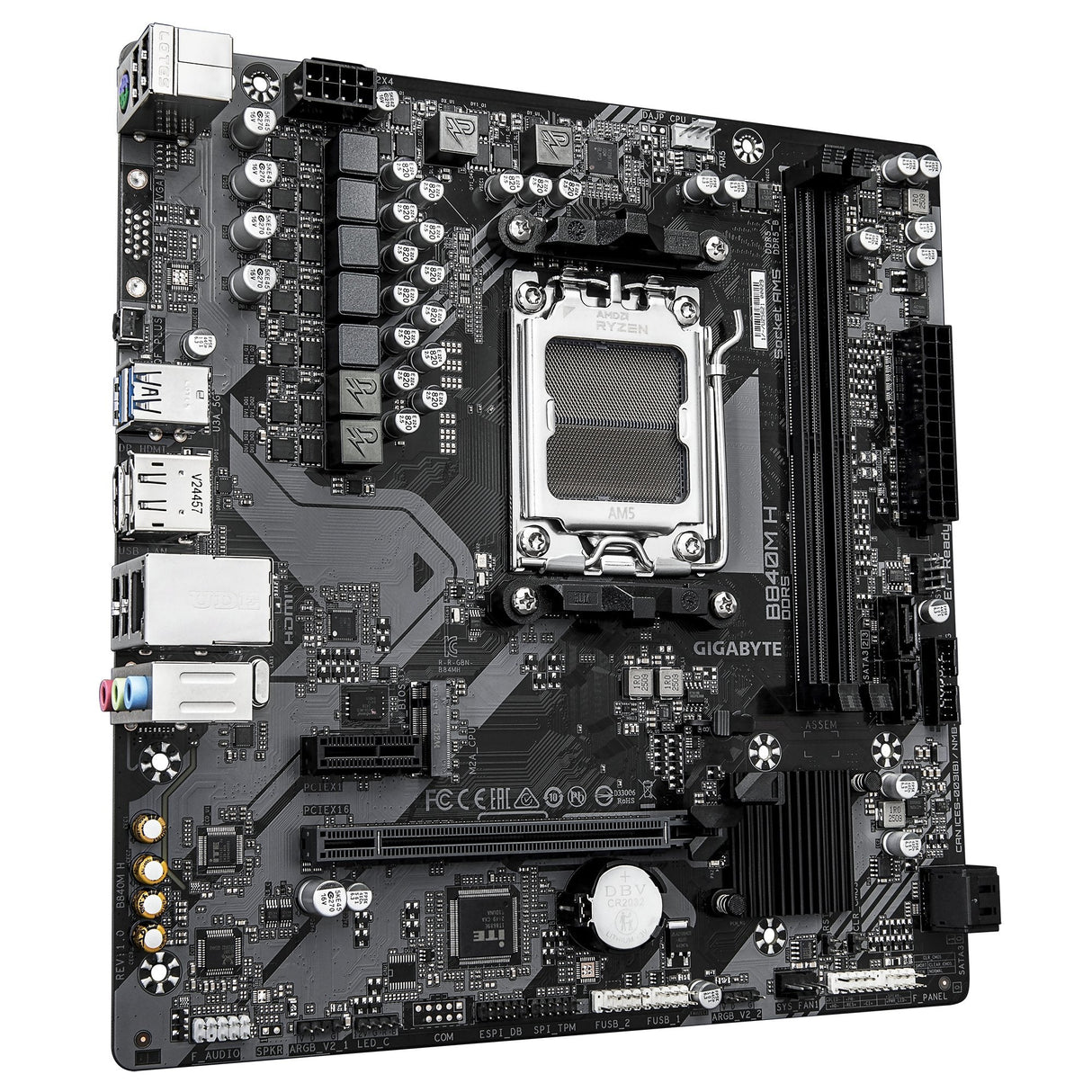 Gigabyte Mainboard B840m H - Micro Atx - Socket Am5 - Amd B840