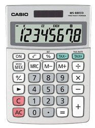 Casio Ms-88eco Calculadora Escritorio Pantalla De Calculadorams-88eco