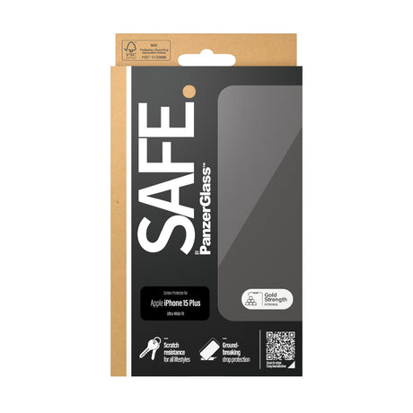 EAN 5711724955365 - PanzerGlass SAFE. by ® Screen Protector iPhone 15 Plus | Ultra-Wide Fit Protector de pantalla Apple 1 pie imagen 3