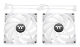 Ventilador Pc Inverso Thermaltake Ct120 Argb 2xvent Blanco