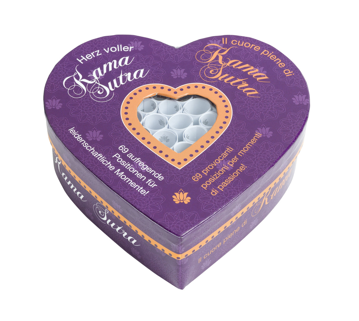 EAN 9789088190124 - Tease and Please Kama Sutra Heart Juego de retos Cualquier género DE, IT imagen 1