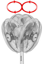 Unold 86820 Ventilador De Pie Silverline Blanco / Gris