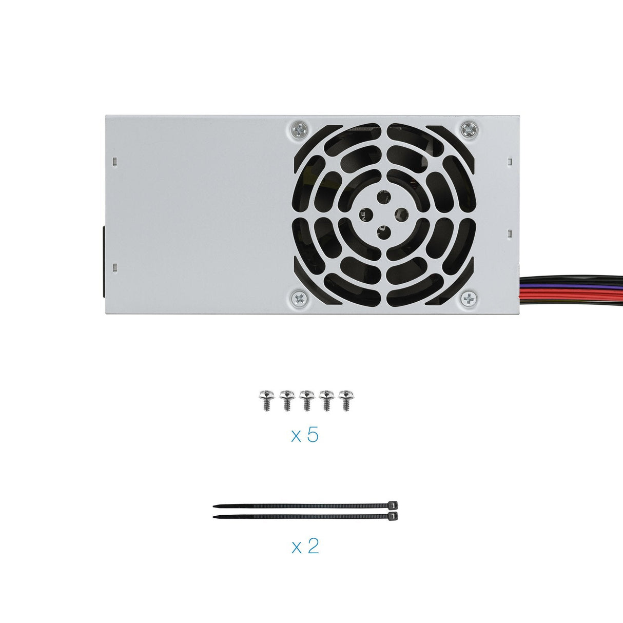 Tooq Ecopower Fuente De Alimentacion 500w Tfx 1.3 12v - Pfc Activo - Ventilador 80mm