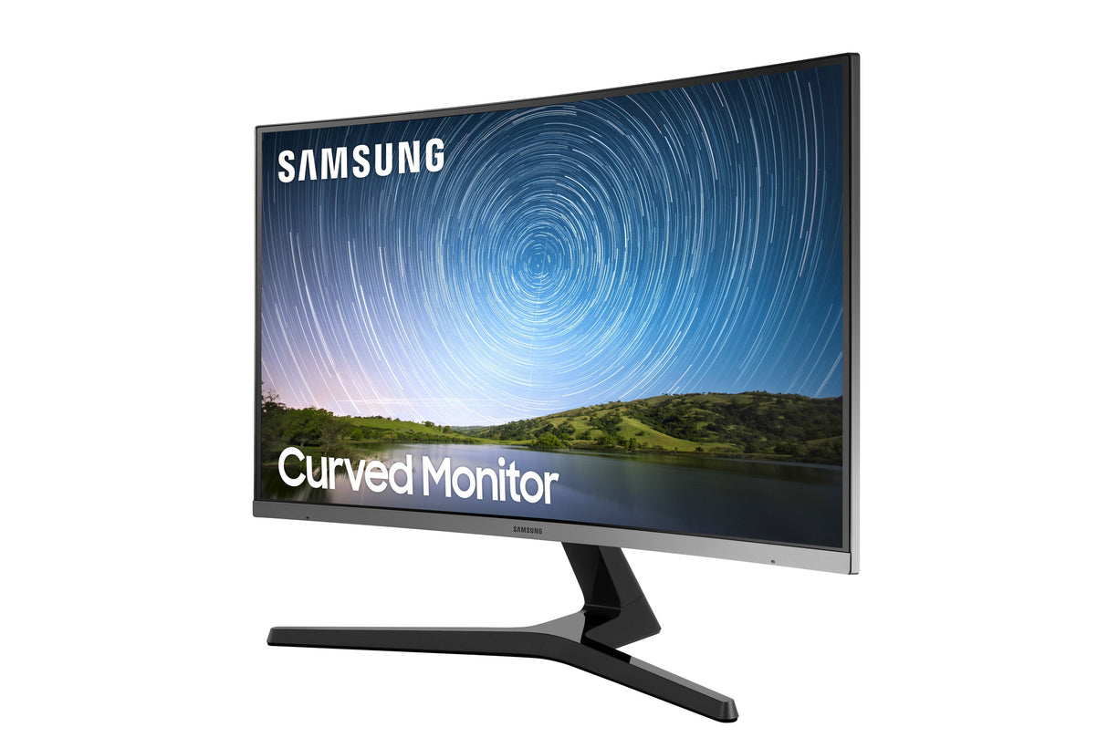 Samsung C27r500fhp 27" Curved  Full Hd Led Azul, Gris