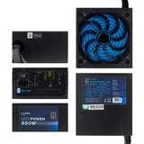EAN 8436556145339 - CoolBox DeepPower BR-650 unidad de fuente de alimentación 20+4 pin ATX Negro imagen 2