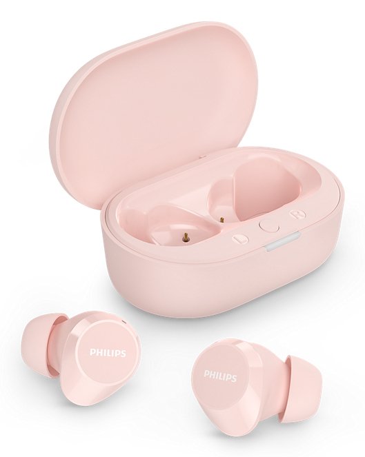Auriculares Bluetooth Philips Tat1209 Con Estuche De Carga Autonomía 6h Rosas