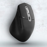 Ratón Inalámbrico Semi-Ergonómico T Nb Dual Connect Iclick (Negro)