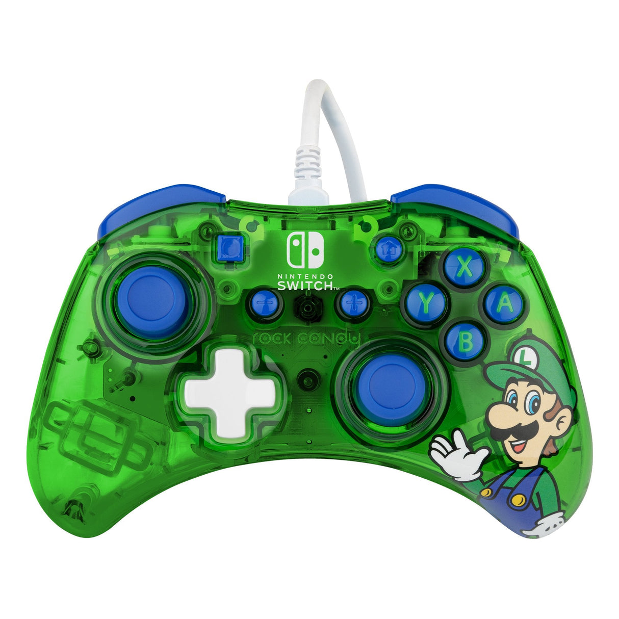 Pdp Controller Rock Candy Luigi Lime Switch