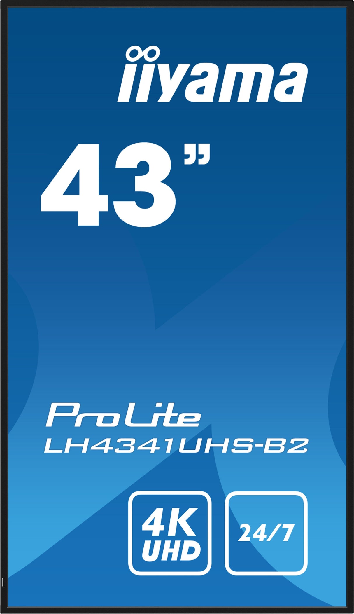 Television Iiyama Lh4341uhs-B2 (43") Negro Brillante