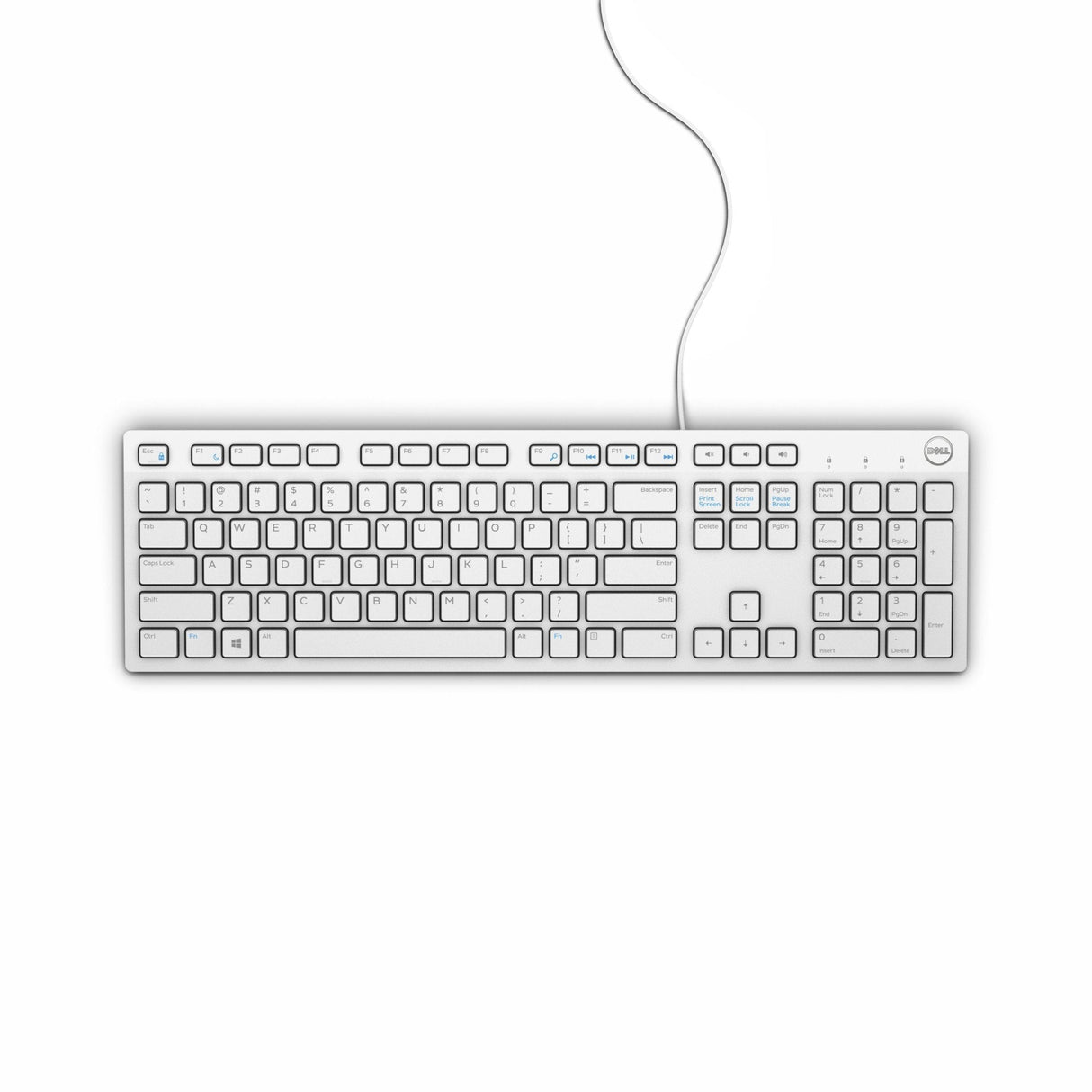 Keyboard Usb Dell Kb216 Multi White Fr