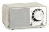 Sangean Wr-7 Plus Roble De Medianoche Radio Con Mueble De Madera Fm Bluetooth Aux