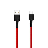 Cable Usb Xiaomi Sjv4110gl Usb Macho Usb Tipo-C Macho 1m Rojo Y Negro