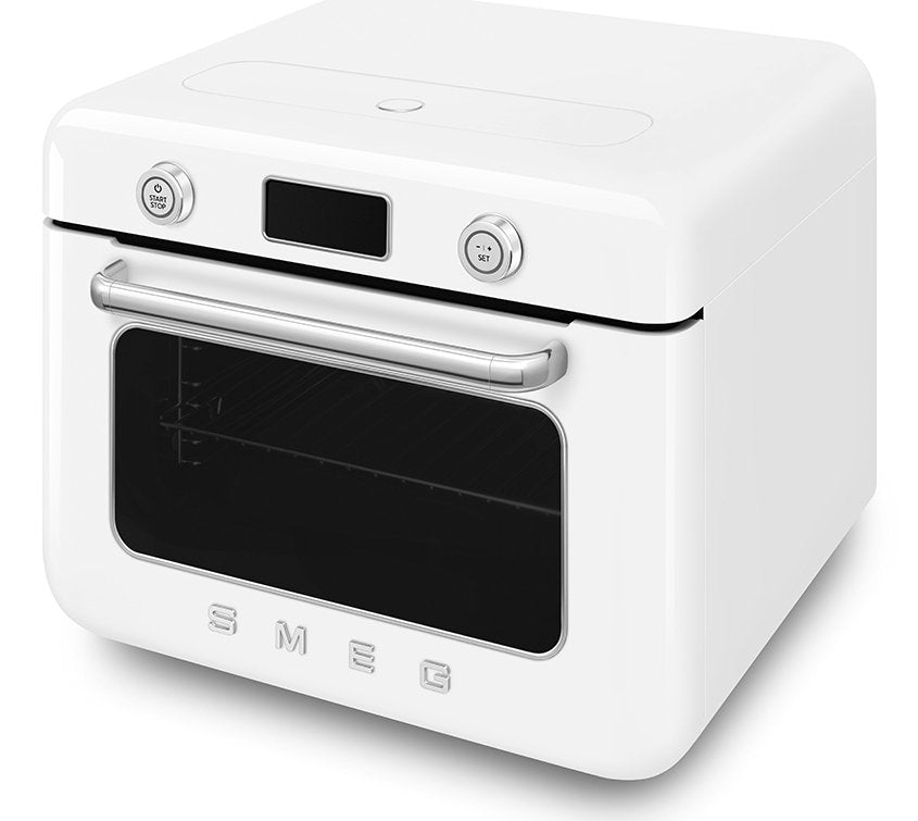 Horno Multifunción De Sobremesa Smeg Estilo Años 50 Con Tecnología Galileo Blanco Cof01wheu