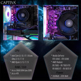 EAN 4046373929629 - CAPTIVA 92962 PCs/estación de trabajo AMD Ryzen™ 5 5500 16 GB DDR4-SDRAM 500 GB SSD NVIDIA GeForce RTX 50 imagen 4