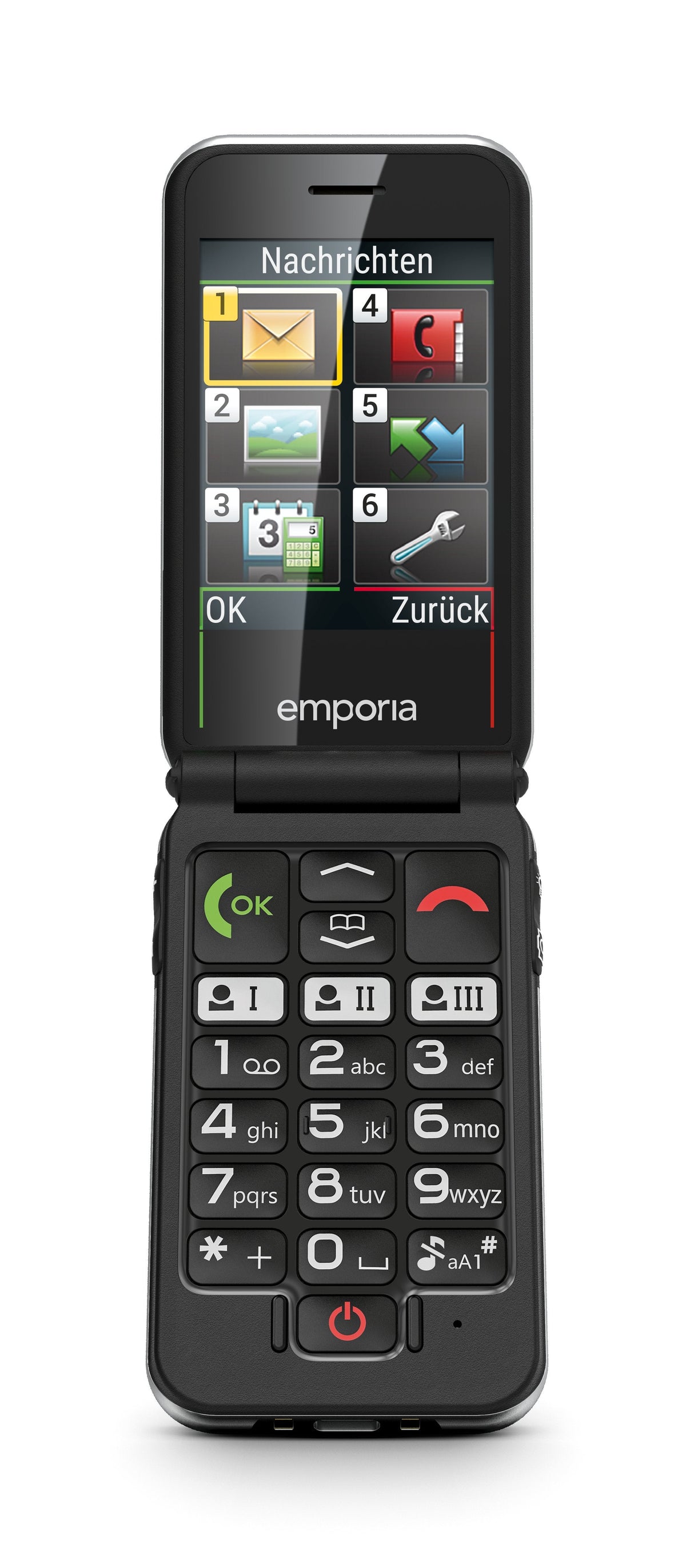 Emporia Emporiajoy_lte Negro (V3) Grosstastenklapphandy