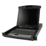 Apc Lcd Console Consola Kvm Con Conmutador Kvm 16 Puertos Ps/2 17" Montaje En Bastidor Vga Negro 1u Para P/N: Smtl2k2rm2ucl Smtl2k2rm2uclnc Smtl3krm2ucl Smtl3krm2uclnc Smx3000rmx93